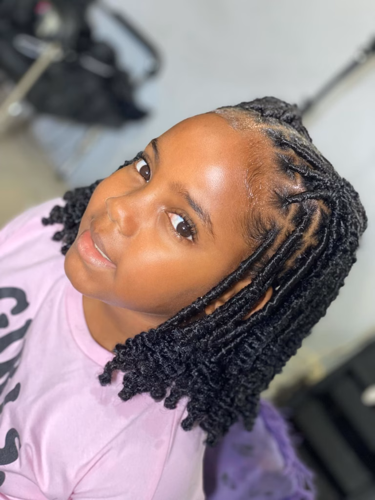 Kids Shoulder Length Butterfly Locs
