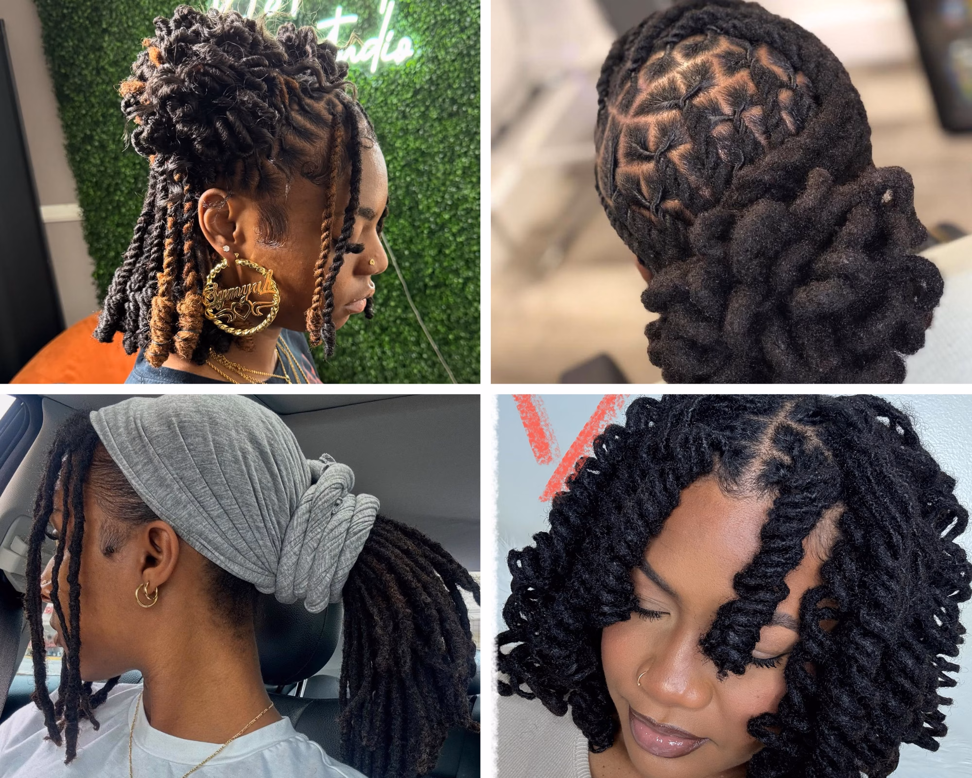 Locs Updos for Beginners