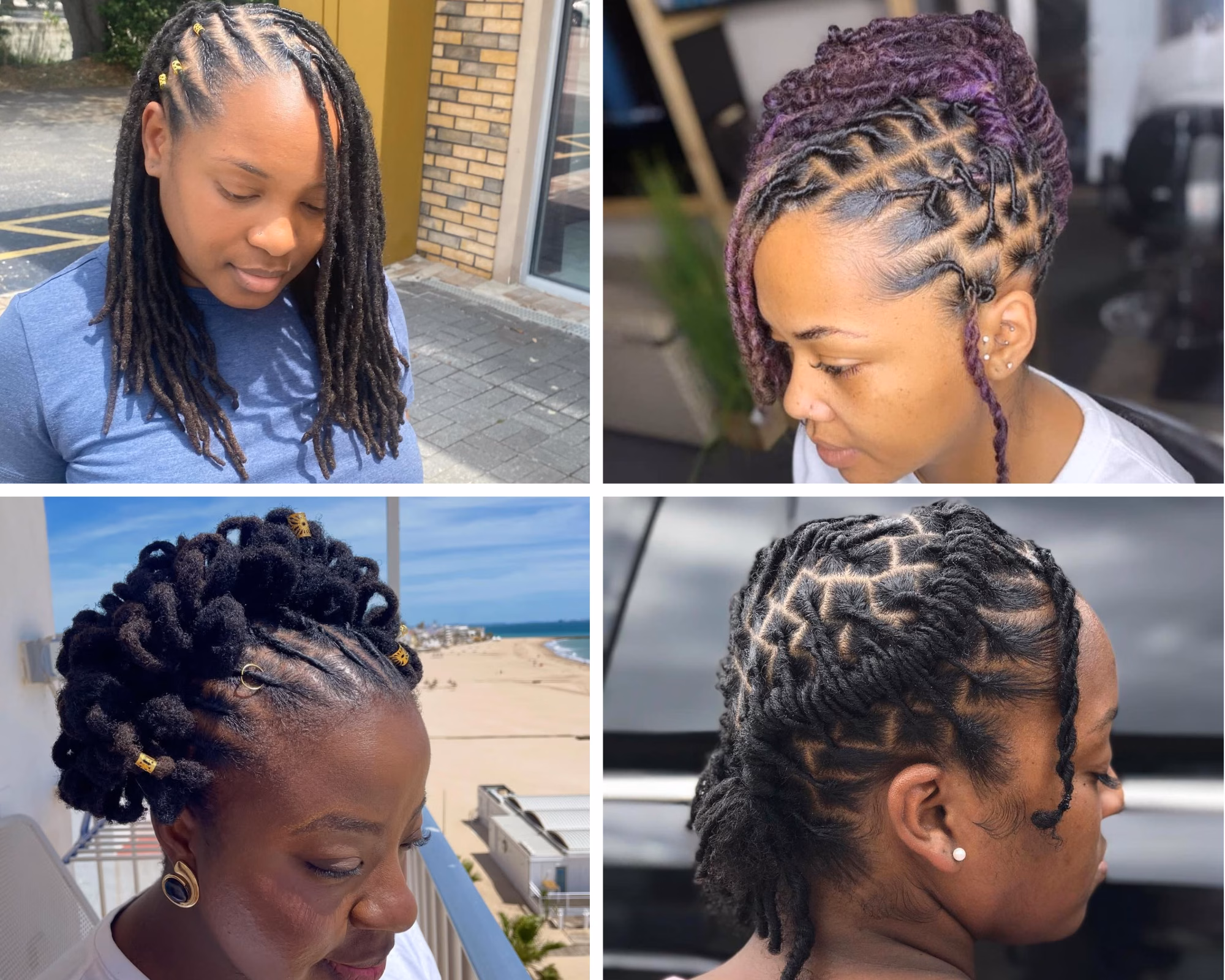 Short Locs Styles for the Holidays