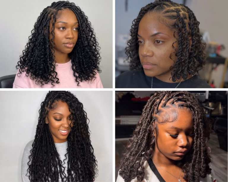 boho locs hairstyles for women