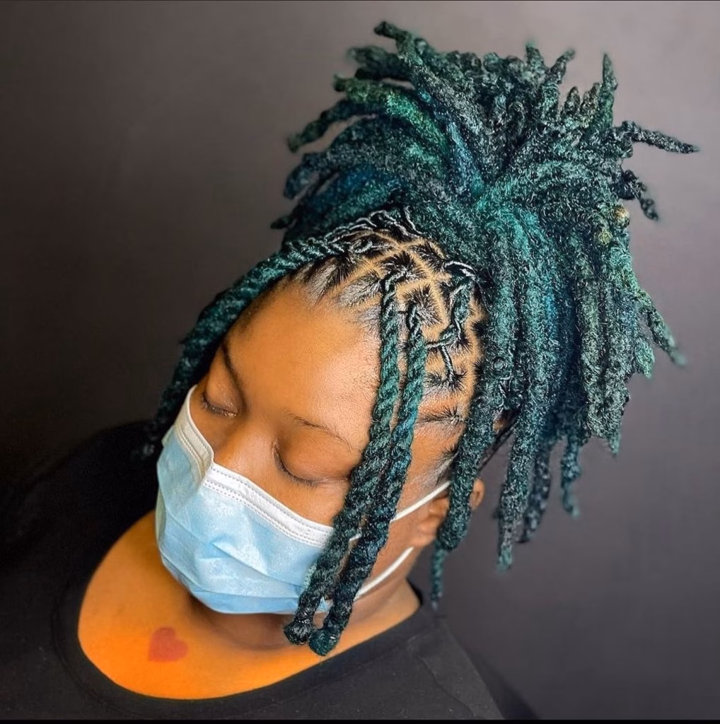  Loc Ponytail with Accessories (Quick and Versatile)