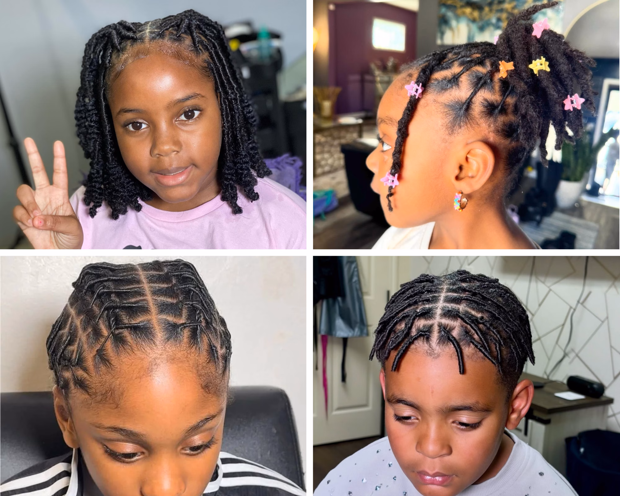 protective locs styles for kids