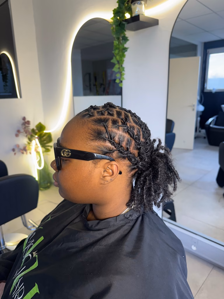 how to protect edges with locs black women