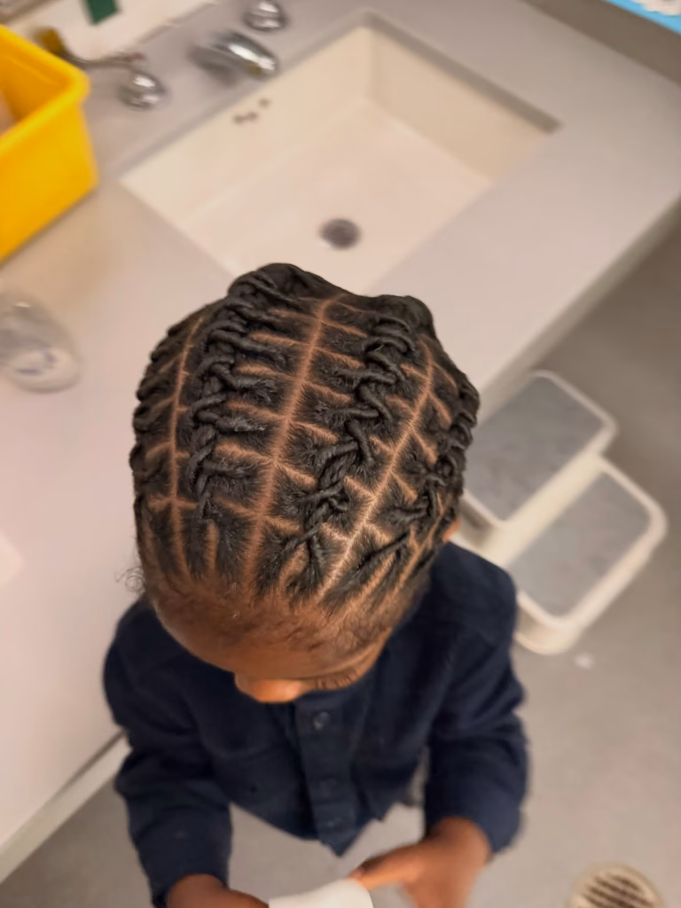 Starter locs on kids 