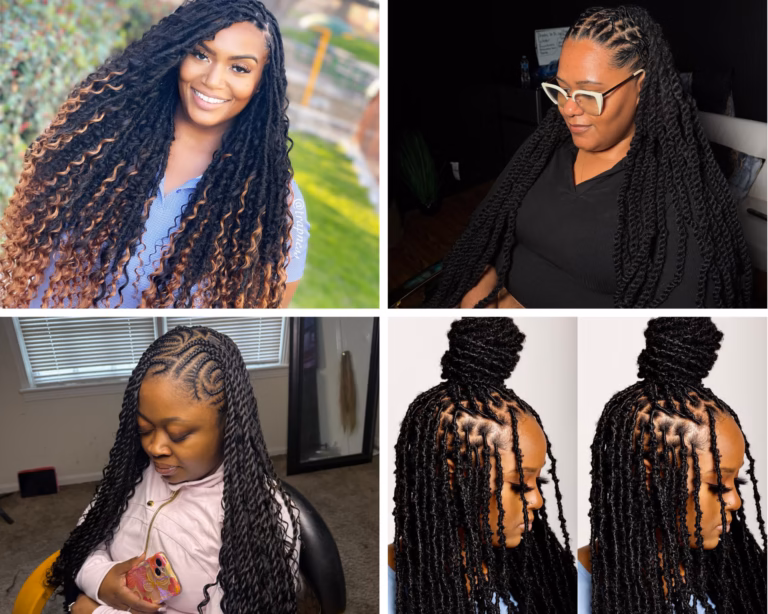 waist length locs styles