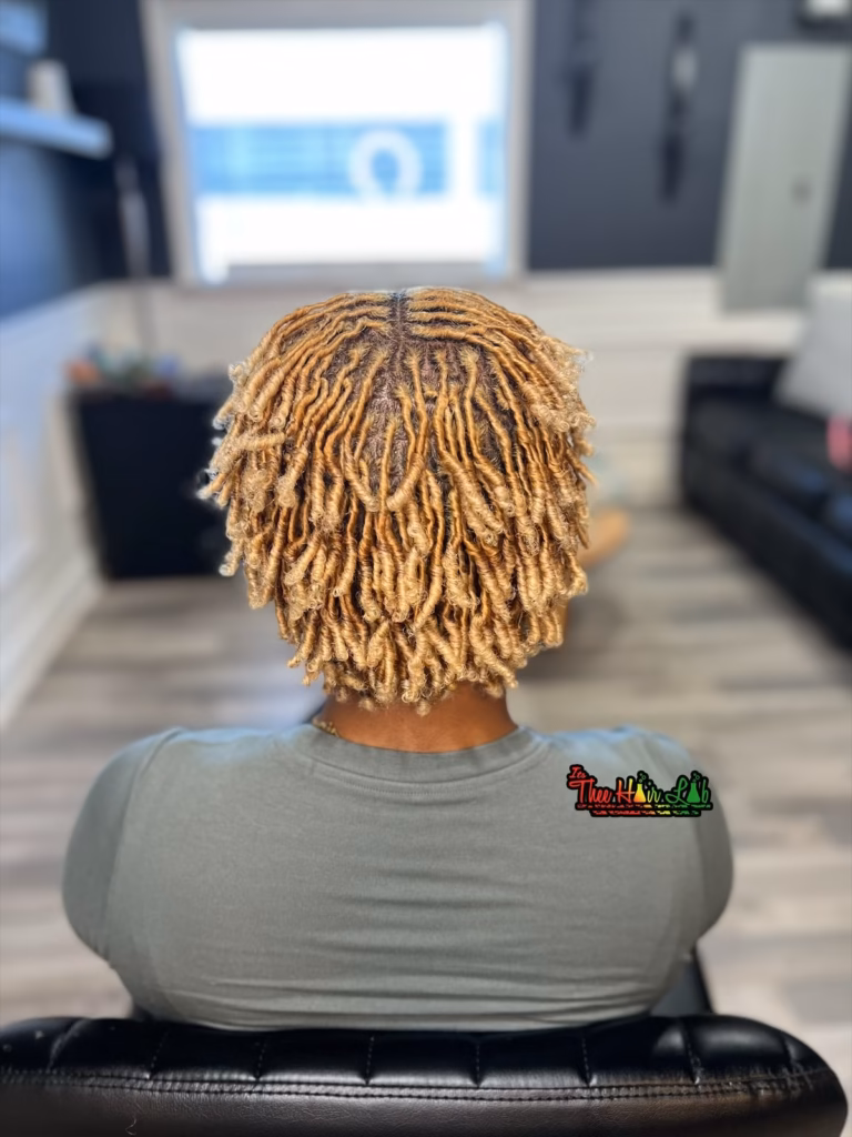 Blonde Starter Locs
