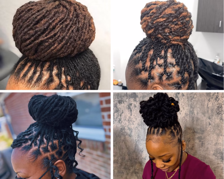 How to Make Locs Bun Stay Up All Day