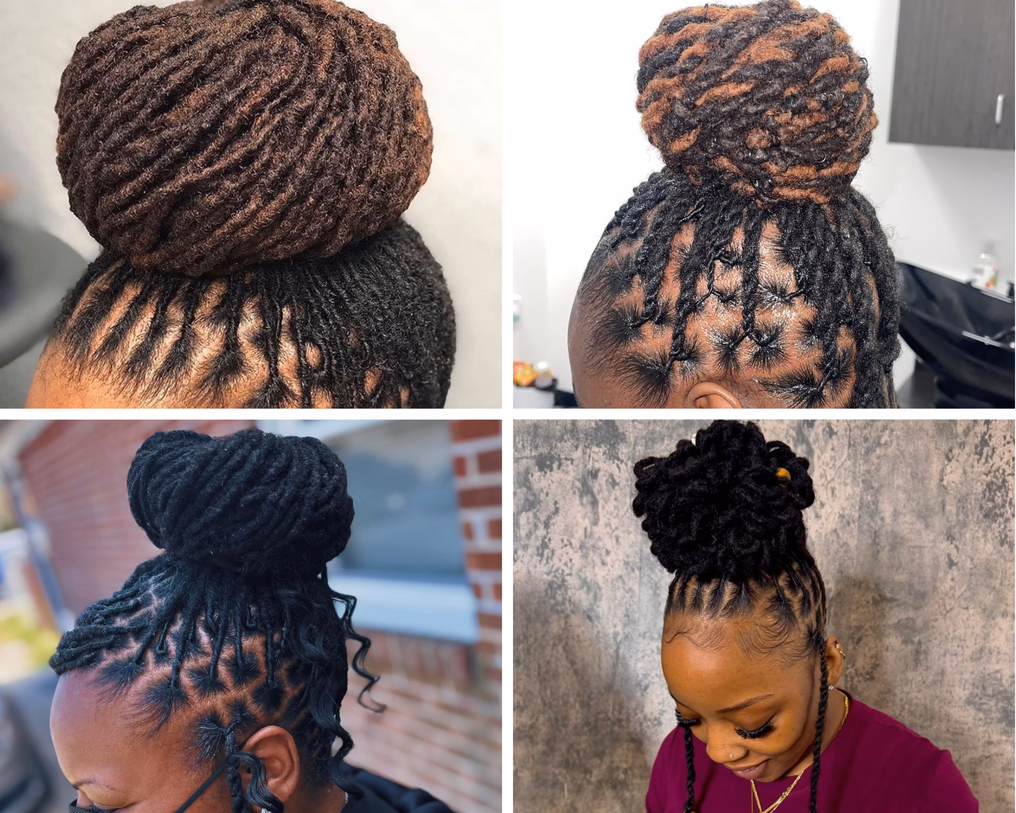How to Make Locs Bun Stay Up All Day