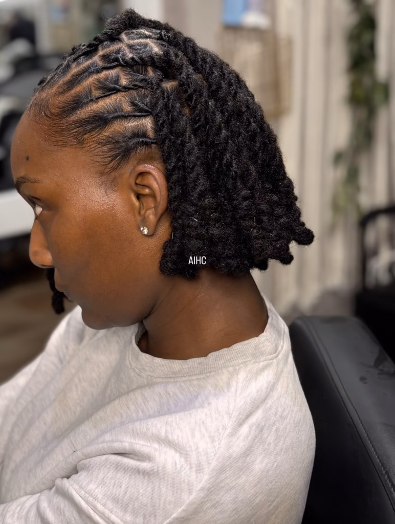 Professional short loc styles for work