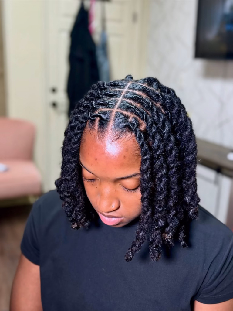 Everyday easy short loc styles
