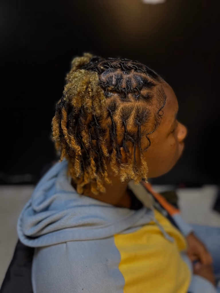 half up half down style