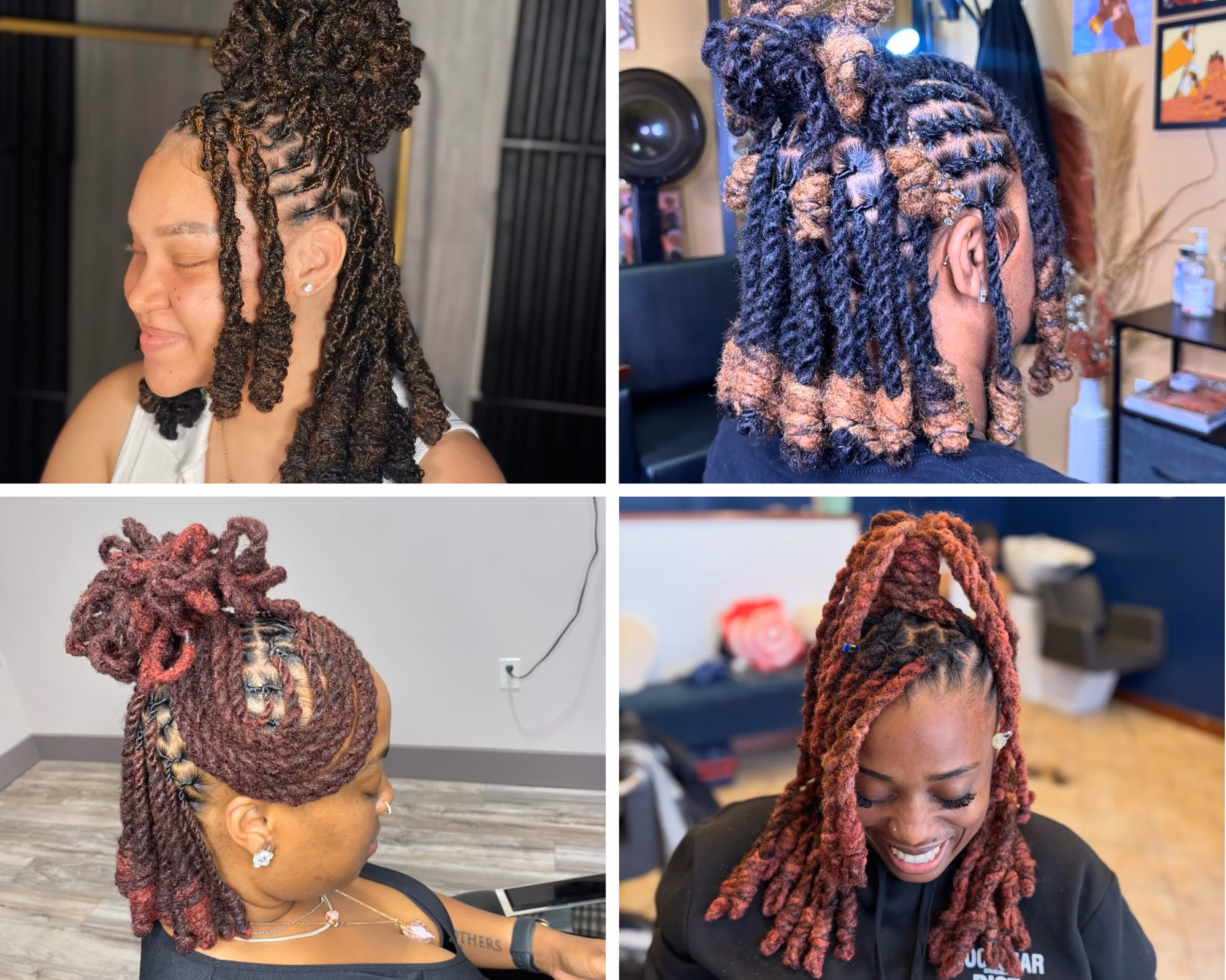 45 Half Up Half Down Locs Styles for Black Women That Give You the Best of Both Worlds