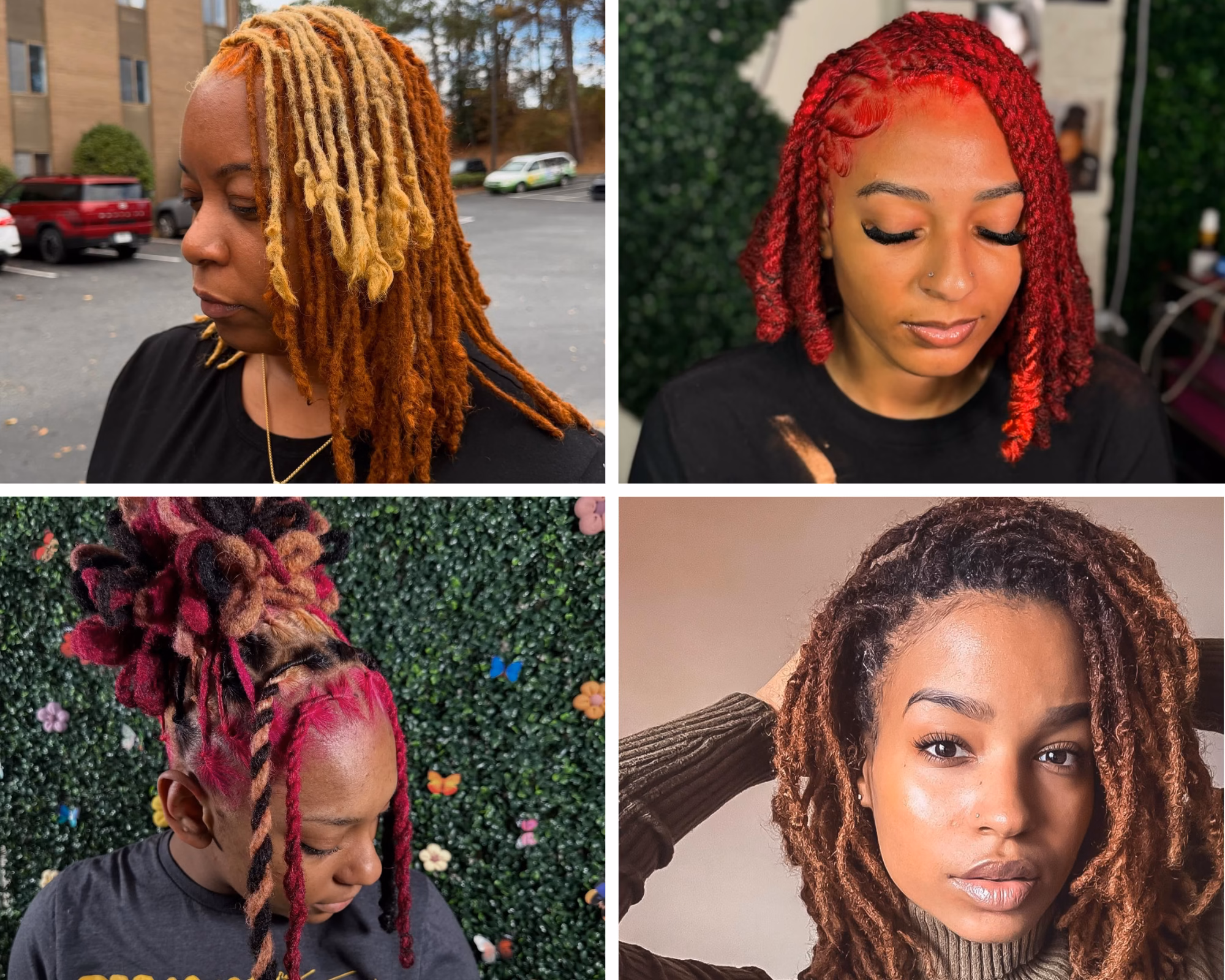 Colored Locs for Black Girls